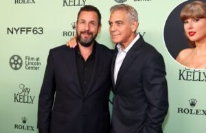 George Clooney, los niños de Adam Sandler están encantados con el álbum Taylor Swift