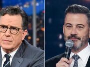 Stephen Colbert defiende a Jimmy Kimmel después del espectáculo