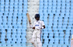 Dhruv Jeurel golpea cien para la India A contra Australia A en la primera prueba no oficial