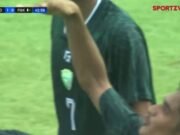 Después de Haris Rauf, el equipo de fútbol de Pakistán sub-17 hizo la controvertida celebración del avión del cazador en el partido contra India