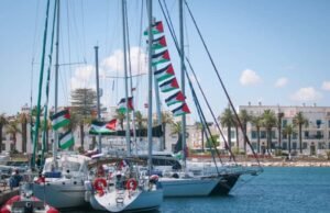 Flatilla que transporta suministros de asistencia en Gaza continúa su viaje