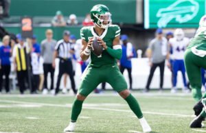 Justin Fields excluyó el partido de la Semana 3 de los Jets contra los Buccaneers debido a una conmoción cerebral