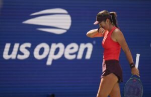 Emma Raducanu en US Open después de una pérdida desigual ante Elena Rybakina