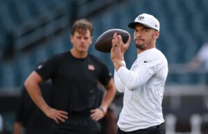 Los vikingos supuestamente firman ex -falcons que comienzan a QB Desmond Ridder después de una lesión en JJ McCarthy