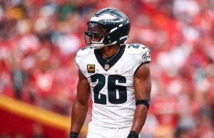 Saquon Barkley de las Águilas está finamente por la violación del casco no planificado, Travis Kelce de los Chiefs fue sentenciado a un gesto obsceno