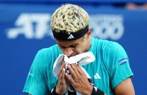 Gabriel Diallo de Canadá es solo corto contra Taylor Fritz en Japón Open