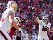 Los 49ers se reúnen con los mejores cardenales con una canasta ganadora del juego, van a 3-0 detrás de Mac Jones