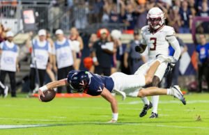 Virginia molesta n ° 8 Florida State 46-38 en doble extensión