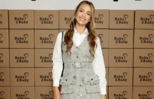 Copie el vestido de tweed de Jessica Alba para el otoño con este descubrimiento de Amazon