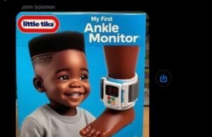 Indignación después de que el maestro comparte la imagen de Toddian Black que lleva el monitor de tobillo en el gato del grupo de trabajo