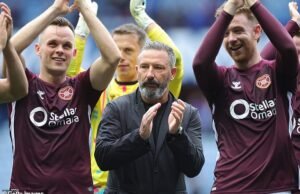 Hearts contra Hibernian: malas noticias para McInnes, pero el título de Première Talk persistirá mientras su equipo continuará pareciéndose al mejor equipo del país