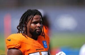 Dre Greenlaw de los Broncos suspendido después de perseguir y amenazar al árbitro después de una victoria milagrosa sobre los Gigantes