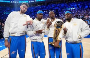 La NBA regresa con una caótica noche inaugural mientras LeBron James ve a los Lakers perder después de que el Thunder ganara en tiempo extra