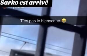 Nicolas Sarkozy está bajo protección policial dentro de la prisión después de una primera noche de detención “aterradora” después de que “un compañero de prisión se filmara amenazando al ex presidente caído en desgracia”.