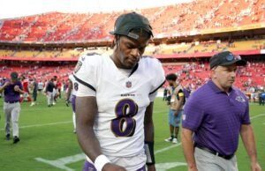 Los Ravens siguen siendo madre en el estado de Lamar Jackson herido contra los tejanos
