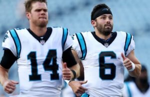 Baker Mayfield aumenta los hombros a Panthers pasadas, no recordará a Sam Darnold