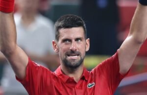 Shanghai Masters: Djokovic avanza más allá de Cilic; Shelton pierde