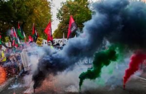 Decenas de miles de personas en España hacen huelga para protestar por la acción militar de Israel