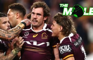 NEBISTRAS DE LA GRAN FINAL NRL 2025, The Mole Exclusive con Jason Hetherington en su tormenta de Kobe y Brisbane Broncos vs Melbourne
