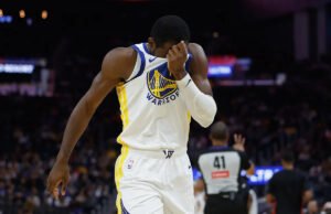 Jonathan Kuminga de los Warriors expulsado del partido de pretemporada con los Trail Blazers tras hacer contacto con el oficial