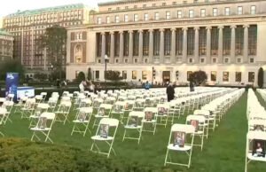 La Universidad de Columbia crea un monumento para honrar a las víctimas del ataque terrorista del 7 de octubre de Hamas