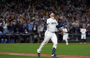 MLB Playoffs 2025: Eugenio Suárez le da la vuelta al guión y trae la buena vibra al T-Mobile Park con el grand slam del Juego 5 de la ALCS: “He estado esperando este momento toda mi carrera”