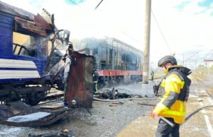 Rusia desata una nueva ola de ataques con drones explosivos contra la red ferroviaria de Ucrania