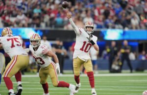 Mac Jones, la última parada en una victoria de prolongación en tiempo extra contra los Rams