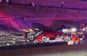 El helicóptero médico se estrella en la autopista Sacramento, gravemente hiriendo a 3