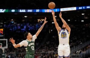 Ryan Rollins destruye a Steph Curry, Warriors.