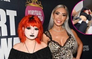 La hija de Farrah Abraham, Sophia, de 16 años, se tatúa murciélagos en el estómago