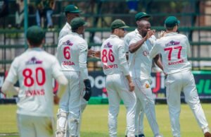 ZIM vs AFG EN VIVO, prueba única, día 3: Afganistán pierde cinco terrenos ante Zimbabwe