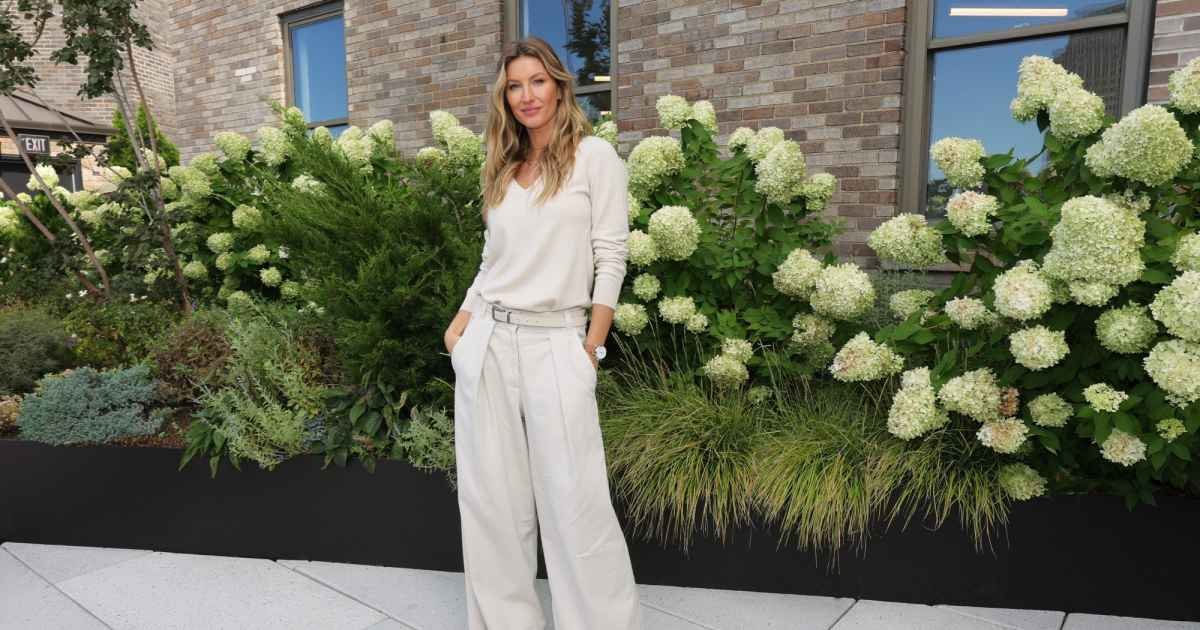 Gisele Bündchen asiste al evento de lanzamiento de Gisele Bündchen x Gaia Herbs el 15 de septiembre de 2023 en Nueva York.