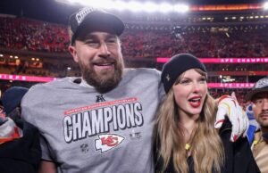 Canción “Wood” de Taylor Swift: Travis Kelce se ríe en la letra