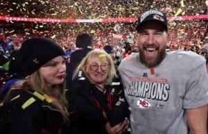 Donna Kelce honra el cumpleaños de Travis Kelce con Taylor Swift Opalite