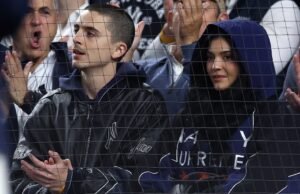 Kylie Jenner se une a Timothée Chalamet para el juego de los Yankees