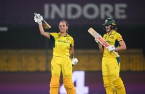 Copa Mundial ODI femenina 2025: el espectáculo completo de Sutherland y Gardner ayuda a Australia a mantenerse invicta