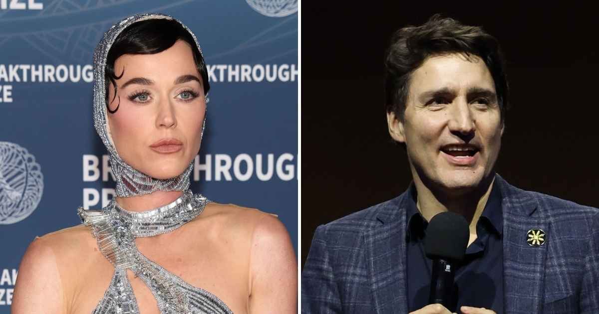 Katy Perry toma la mano de Justin Trudeau durante su cumpleaños en París
