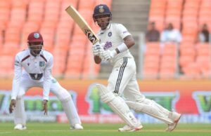 Ind vs Won, 1ra prueba: Dhruv hincha su primera prueba Hudred