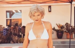 Beth Broderick muestra su cuerpo de bikini mientras se acumula “agrupación”