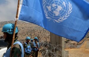 Las granadas israelíes cayeron cerca de las paces en el sur del Líbano