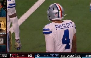 La superestrella de la NFL, QB Baker Mayfield, aturde a los espectadores de la MNF al burlarse de su propio ARRESTAMIENTO en vivo