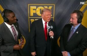 El analista deportivo de Cringe Fox, Jonathan Vilma, criticado por una broma forzada de TikTok en una entrevista de la NFL con Donald Trump