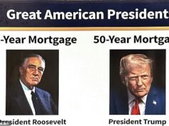 La Casa Blanca sumida en el caos mientras Trump cae en el ‘idiota’ plan hipotecario a 50 años después de una emboscada en un club de golf