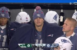 Los fanáticos de la NFL con ojos de águila notan el extraño parecido de Drake Maye con Tom Brady durante la victoria de los Patriots sobre los Jets