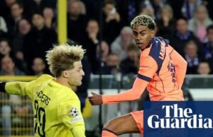 Resumen de la Liga de Campeones: el Club Brujas derrota al Barcelona en un thriller de seis goles | liga de campeones