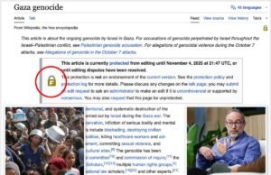 El cofundador de Wikipedia bloquea la edición de la página ‘Genocidio de Gaza’ debido a afirmaciones antiisraelíes ‘flagrantes’