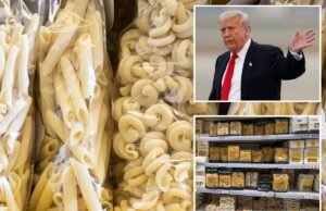 13 importantes marcas de pasta italiana podrían desaparecer de las tiendas de EE. UU. cuando entren en vigor aranceles del 107%