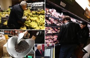 Trump reduce los aranceles sobre el café y los plátanos para reducir las crecientes facturas de comestibles