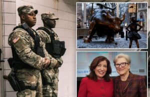 La gobernadora de Nueva York, Kathy Hochul, está pidiendo a los ejecutivos de Wall Street que disuadan a Trump de enviar la Guardia Nacional a Nueva York.